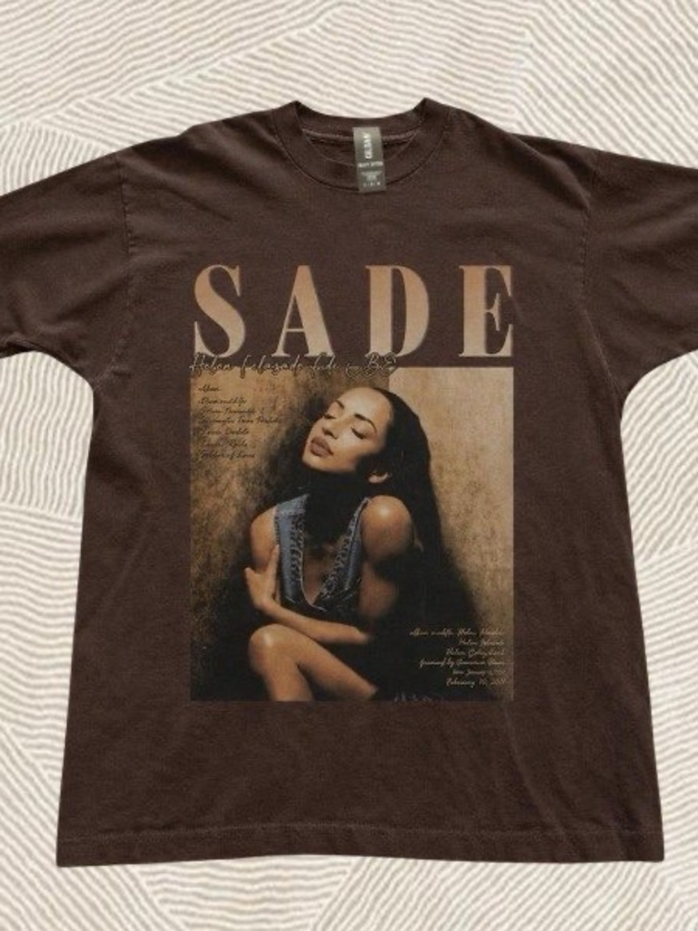 Gildan Brown Sade Graphic Tee